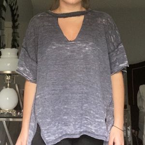 Free People Jordan V Cutout tee